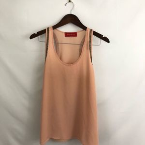 Akira Chicago Pink Top Blouse Size Small s